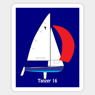 Tanzer 16 Sailboat Sticker